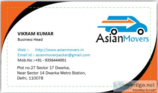 Asian Movers and Packers in Noida &ndash Call US 9356444001