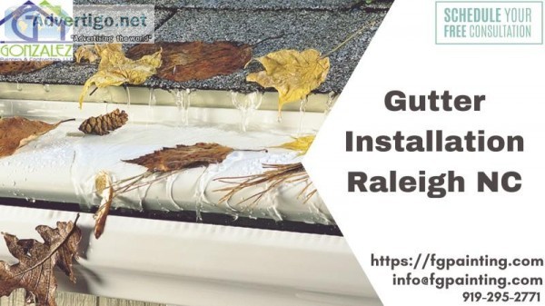Gutter Installation Raleigh NC Gutters Raleigh NC Gonzalez Paint