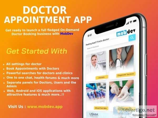 Doctor booking app development service provider