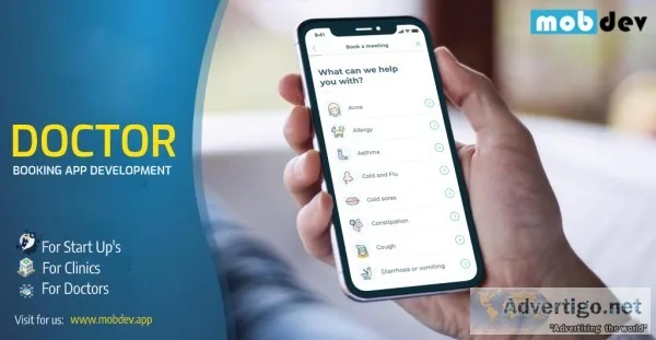 Doctor booking app development service provider