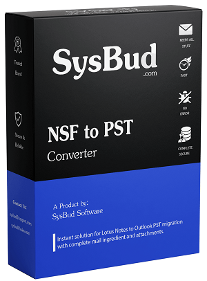 Sysbud nsf to pst converter
