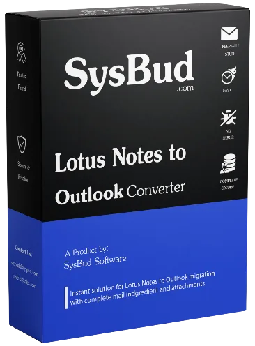 Sysbud lotus notes to outlook converter