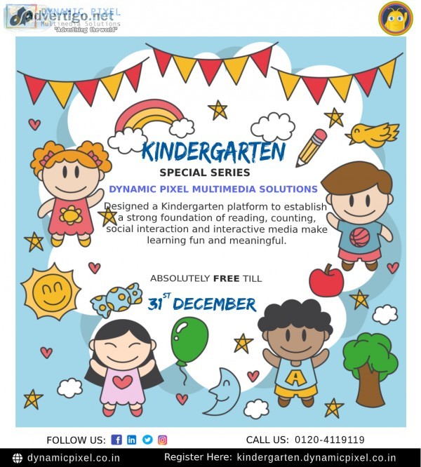 Kindergarten content development platform