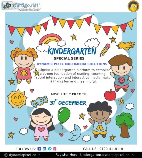 Kindergarten content development platform