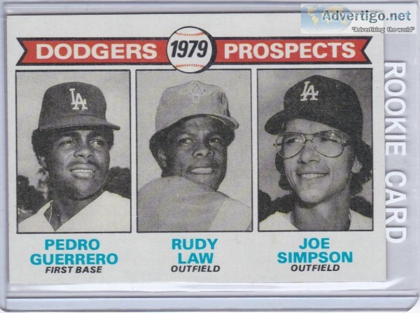 Pedro GuereroR LawJSimpson 1979 Topps RC 719