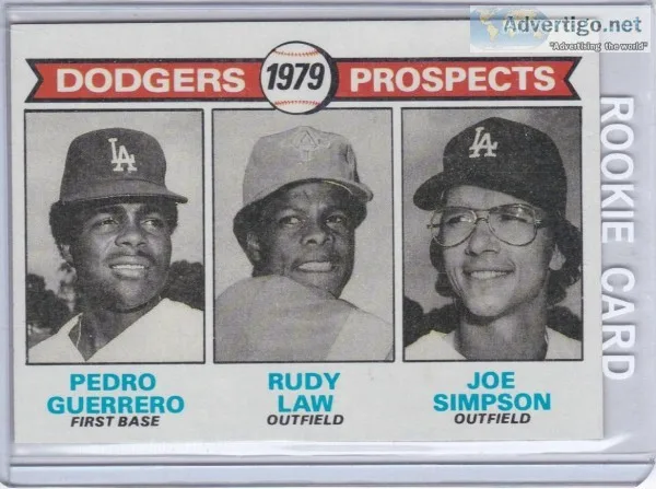 Pedro GuereroR LawJSimpson 1979 Topps RC 719