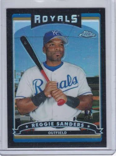 Reggie Sanders 2006 Topps Chrome Black Refractor (051549) 162