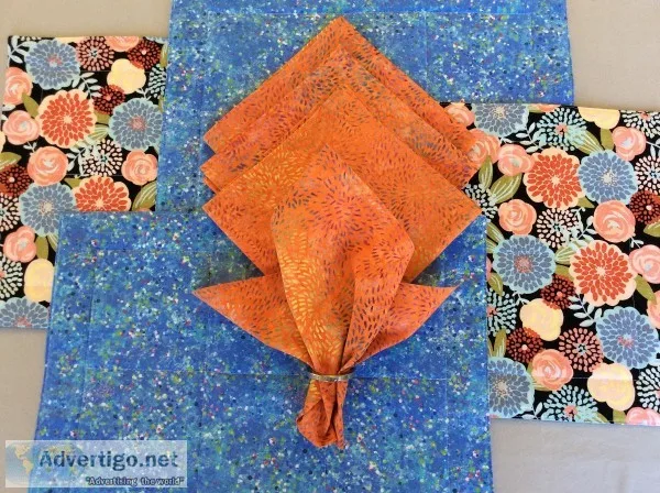Handmade Placemats and Napkins Set
