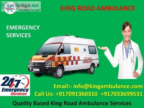 Ambulance Service in Krishna puri with medical team