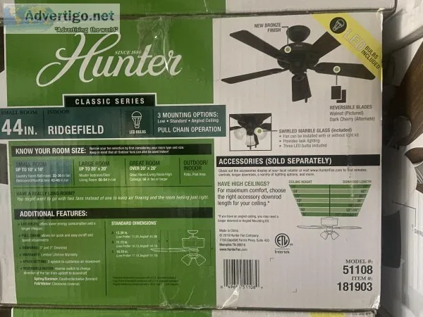 Hunter Ridgefield 44&quot
