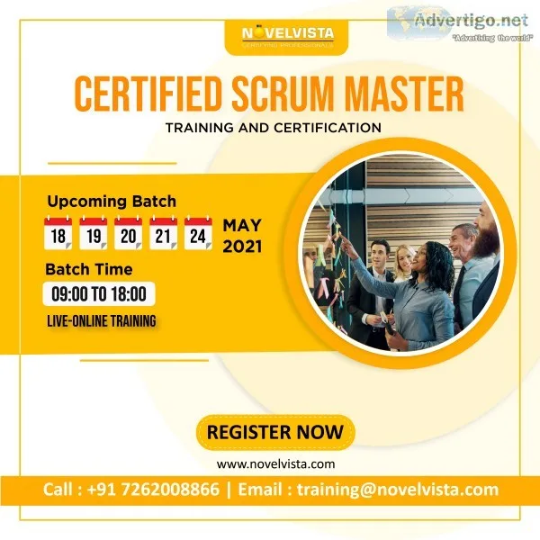 Get scrum certification-register now(7262008866)