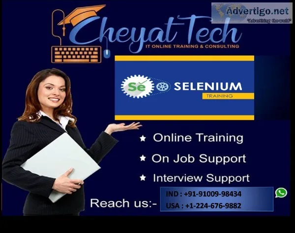 selenium online trainingjob supportinterview support by cheyat t