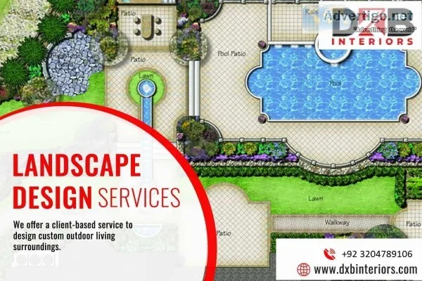 Luxury Landscape design services in Lahore Islamabad  DXB Interi
