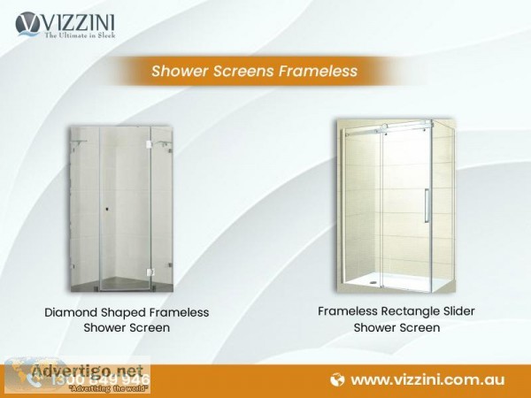 Buy Premium Frameless Shower Screens Sydney - Vizzini