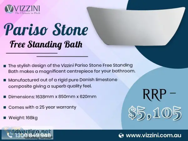 Buy High Quality Free Standing Baths - Vizzini