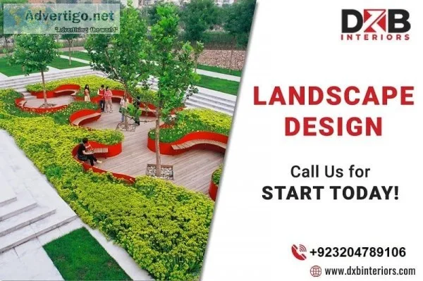 Grand Landscape design services in Lahore  DXB Interiors