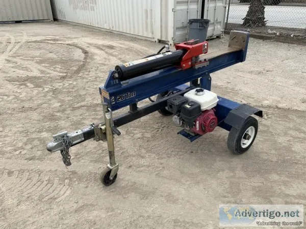 IRON and OAK 26-TON HYDRAULIC LOG SPLITTER