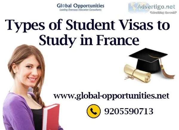 Types of Student Visas to Study in France