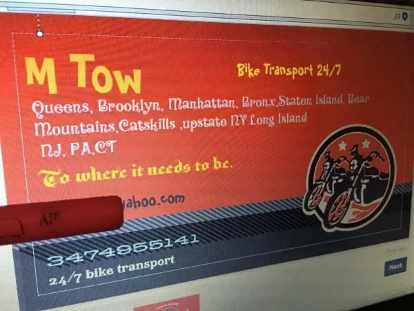 Astoria  NY motorcycle towing hauling prices vary