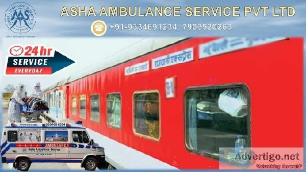Hire safe and advanced Train Ambulance Service for Covid patient