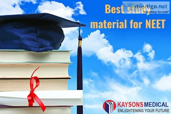 Best study material for NEET