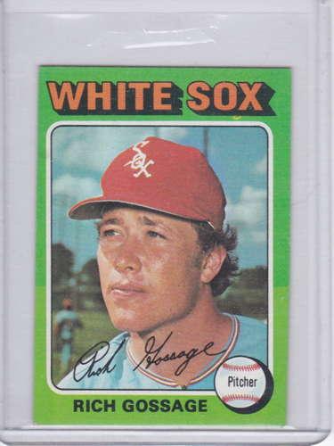 Rich Gossage 1975 Topps Mini White Sox 554