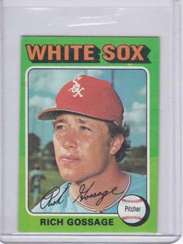 Rich Gossage 1975 Topps Mini White Sox 554