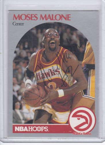 Moses Malone 1990 Hoops Autograph 31