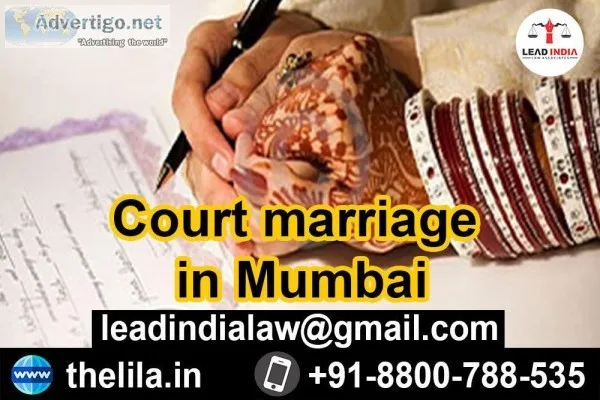 Court marriage in Mumbai - Lead India law associates