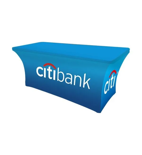 Order  Trade Show Table Cover With Custom Printed Graphics Canad