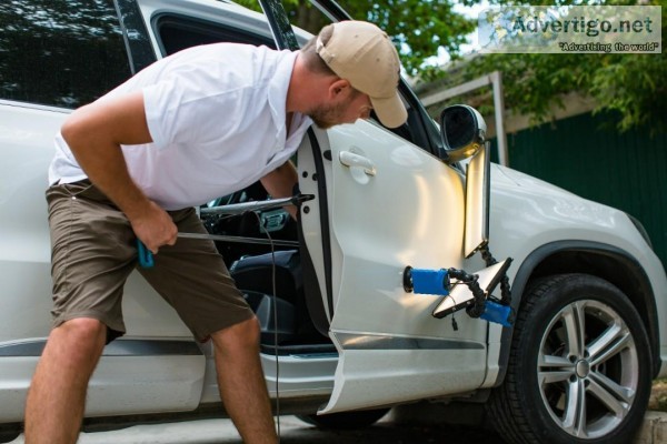 Best services for paintless door ding repair near me