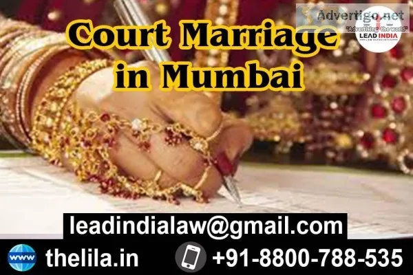 Court marriage in Mumbai - Lead India law associates