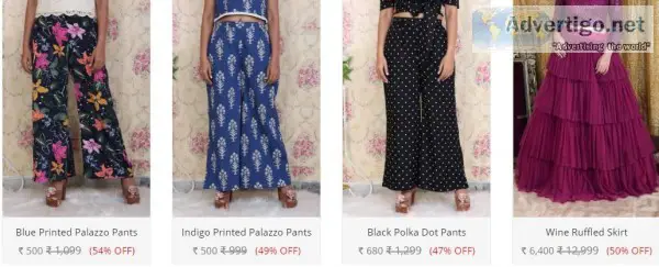 Shop Bottom Wear for Ladies Online in India