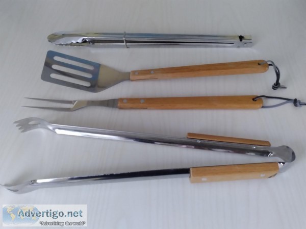 4 PC. BBQ GRILL TOOL SET