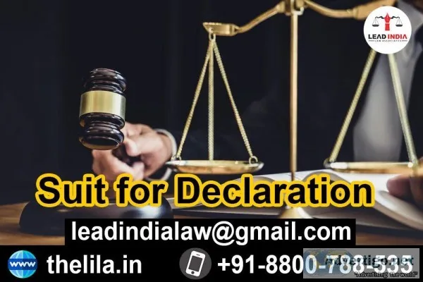 Suit for Declaration - Lead India law associates