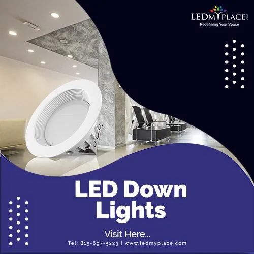 Use Energy-Efficient LED Downlights in Living Areas