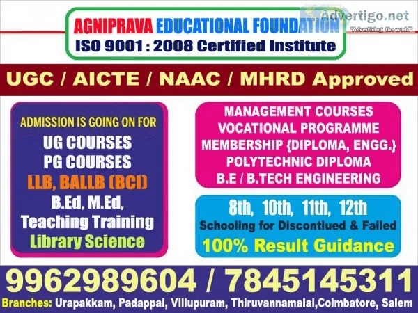M.A(Child Care and Education) M.A (Personnel Management And Indu