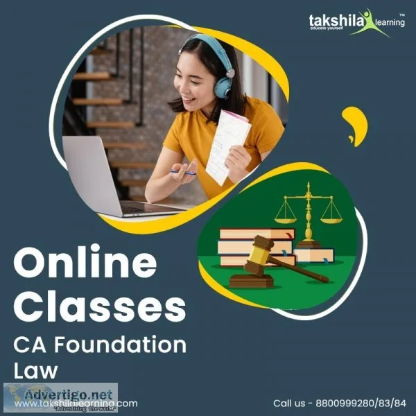 CA Foundation Law  CA Foundation Online Coaching