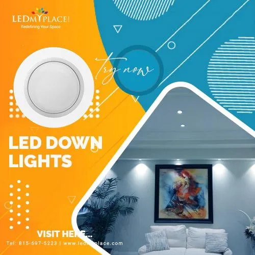Use eco-friendly LED Downlights and Save up to 85% less energy