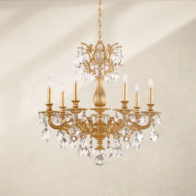 Buy Schonbek 5677 Milano 7 Light Chandelier  Chandelier  Grayson