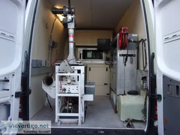 2010 mercedes-benz sprinter 3500 aries industries sewer tv inspe