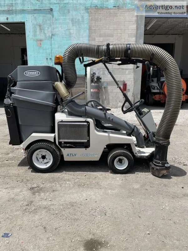 2013 tennant atlv 4300 litter vacuum sweeper