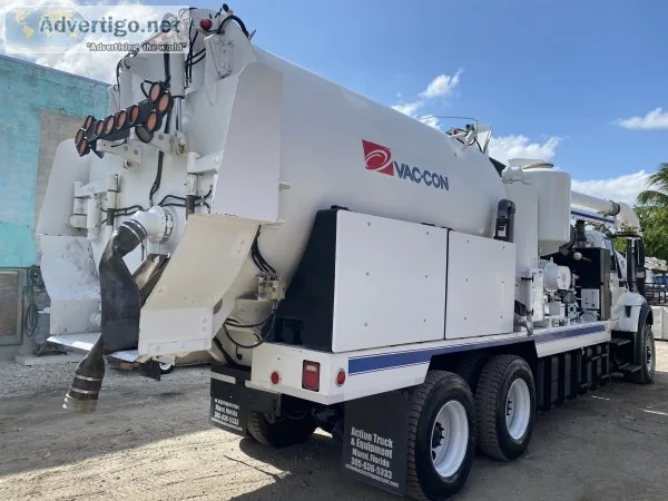 2012 international 7400 vac-con vacuum/jetter combo