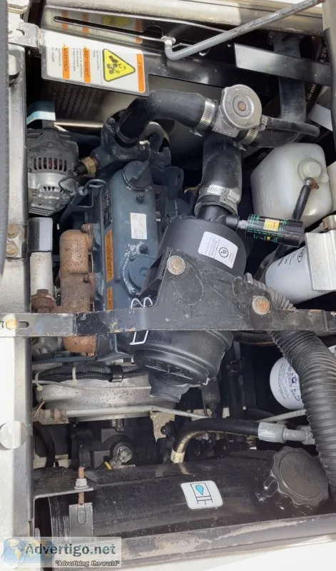 2013 tennant atlv 4300 litter vacuum sweeper