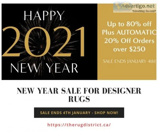 New Year Sale For Designer Rugs - Shop Now