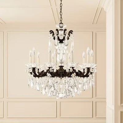 Buy Schonbek 5074 La Scala 10 Light Chandelier  Chandelier  Gray