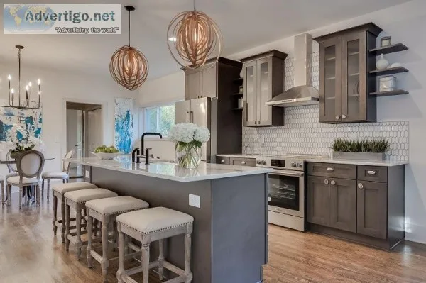 Lait Grey Shaker Kitchen Cabinets  StockCabinetExpress