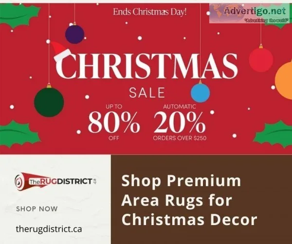 Buy Premium Area Rugs at Best Prices for Christmas Decoration