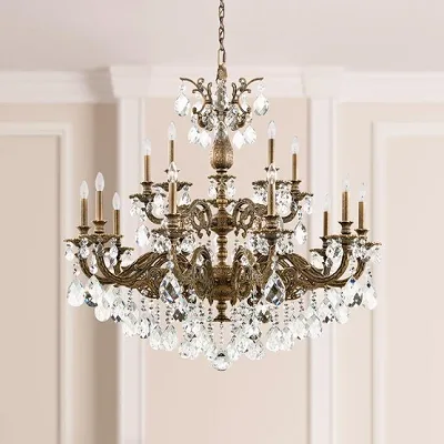 Buy Schonbek 5685 Milano 15 Light Chandelier  Chandelier  Grayso