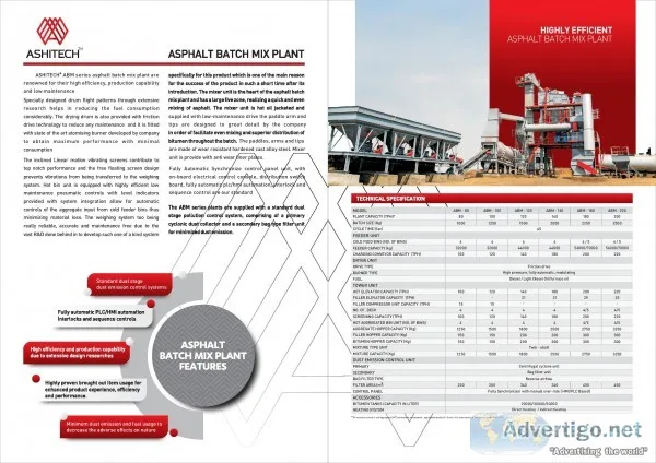 Asphalt batching plant